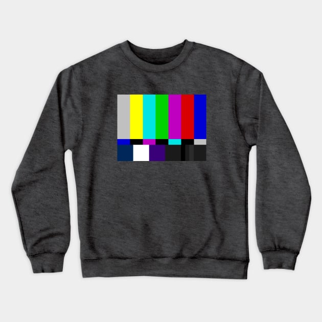 Test Pattern Crewneck Sweatshirt by Screen Break